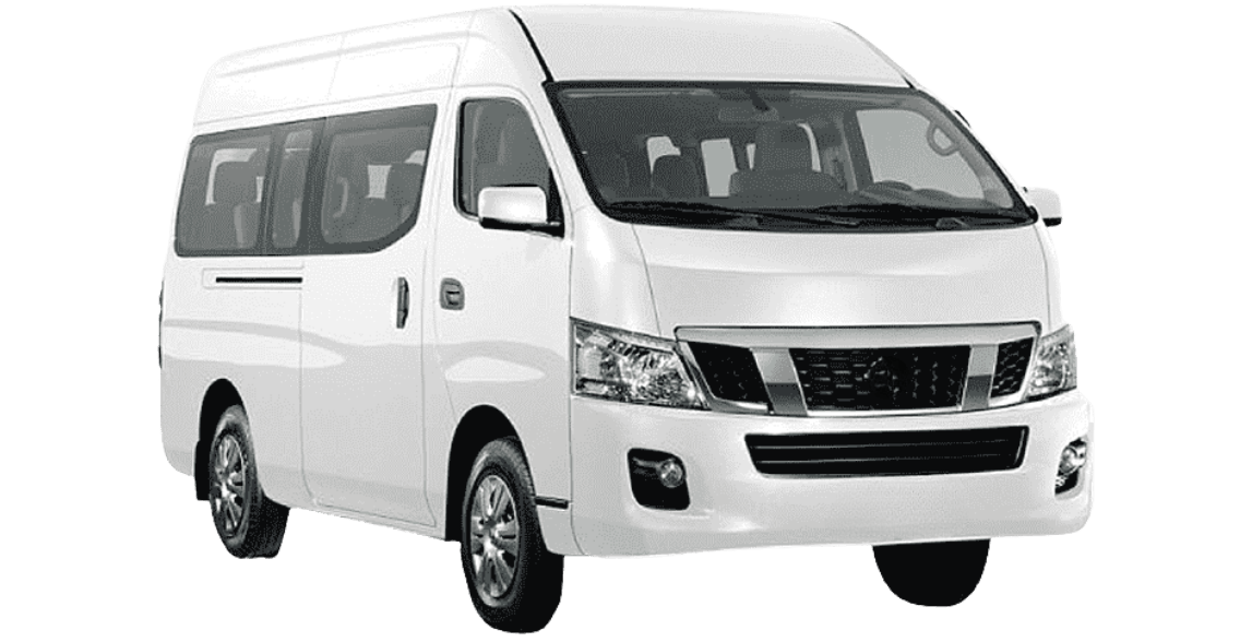 Van de pasajeros para traslados privados de Transporte Tulum